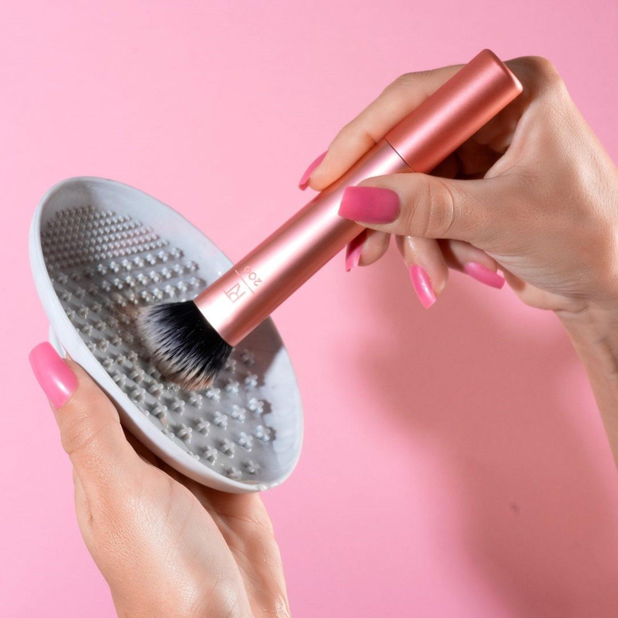 Handheld Textured Makeup Brush Cleansing Palette Best Deals and Price