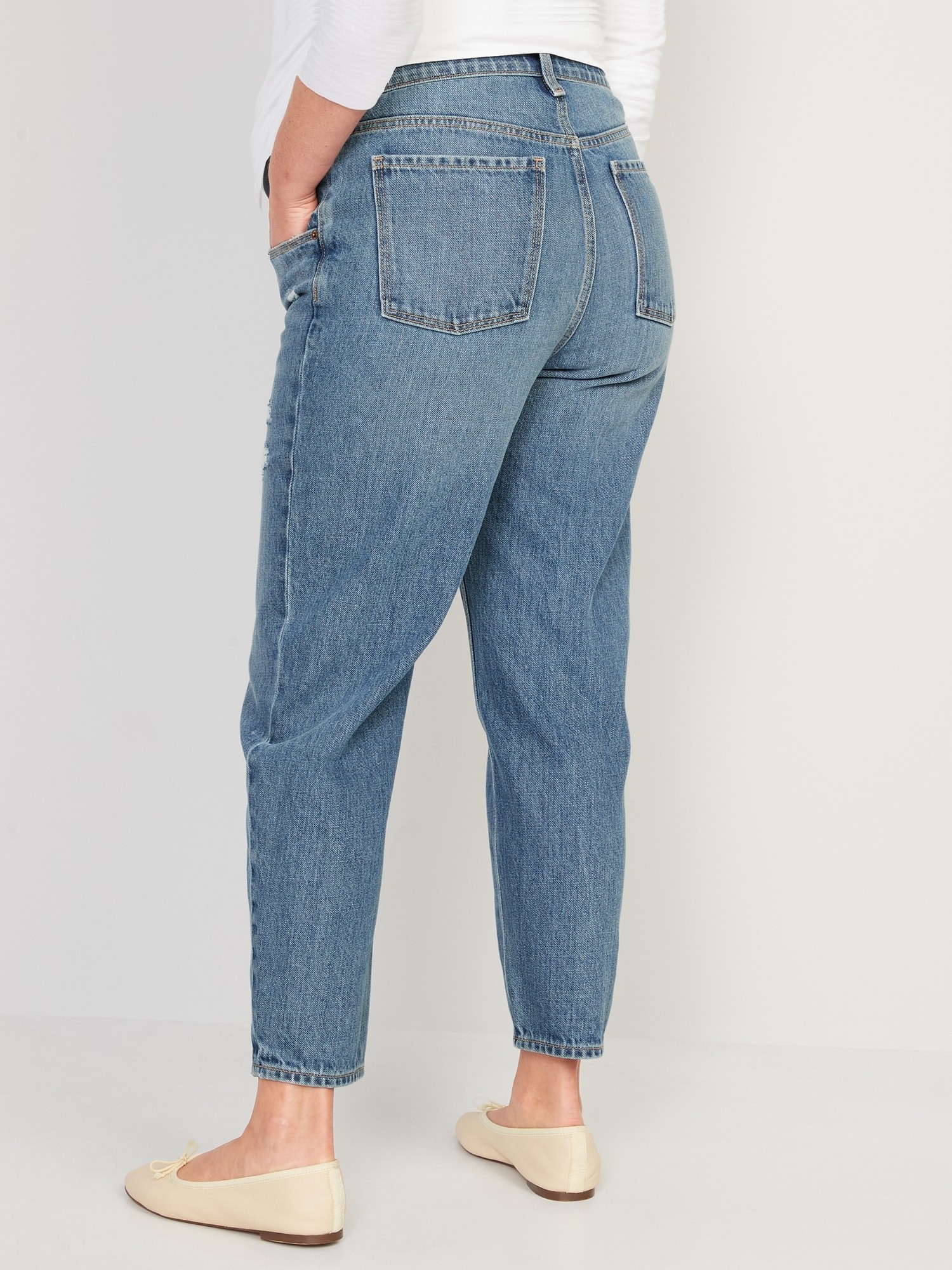 edgely™ Flare Side Panel Maternity Ripped Jean