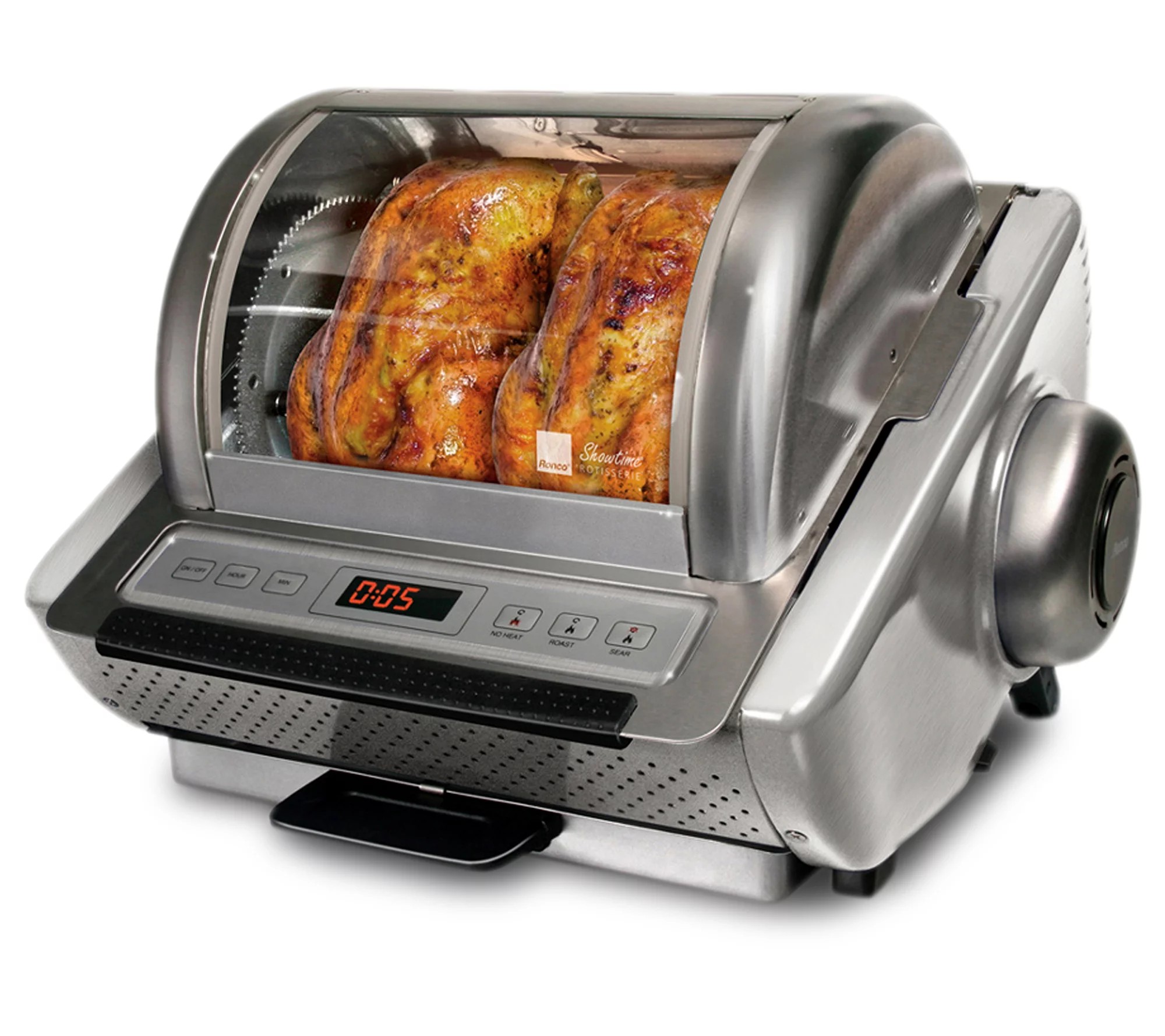 Elite Gourmet ETO2530M New Double French Door Toaster Oven Fits 12 inch Pizza, Stainless Steel