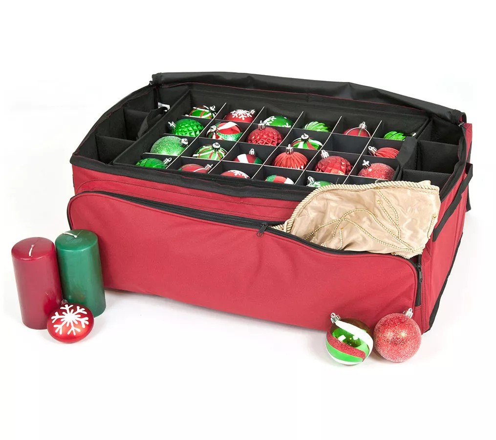 Northlight 24 Christmas Ornament Storage Bag with Removable