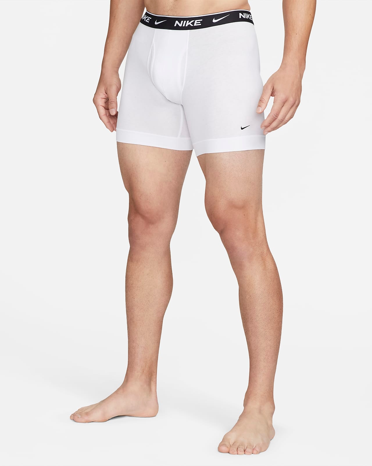 Nike Men's Dri-FIT Essential Cotton Stretch Boxer Briefs (3-Pack) in ...