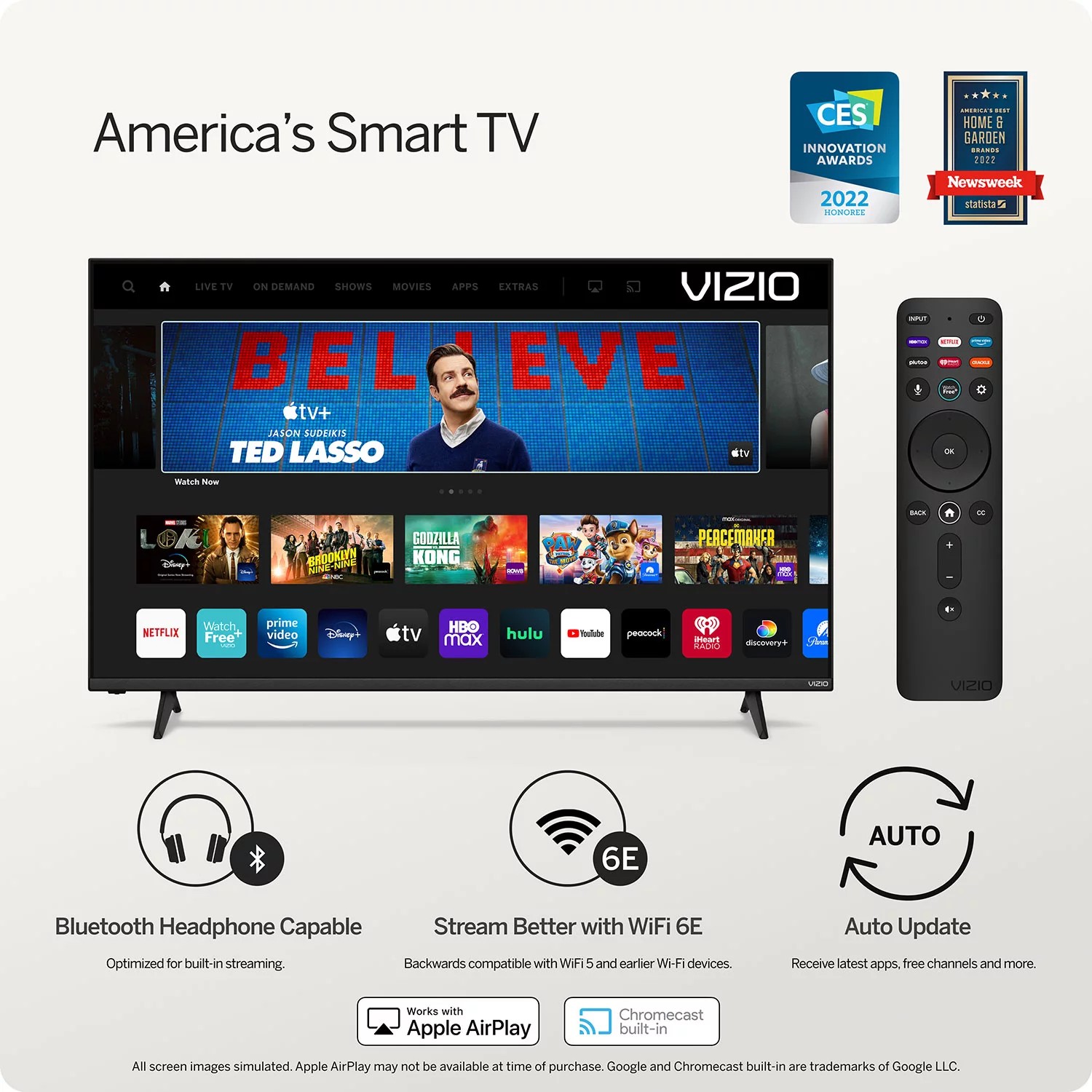 VIZIO 50" Class VSeries 4K LED HDR Smart TV V505MK09 Best Deals and