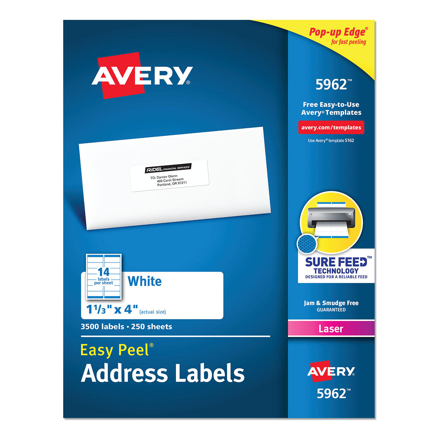 Avery JamFree Laser Mailing Labels Best Deals and Price History at
