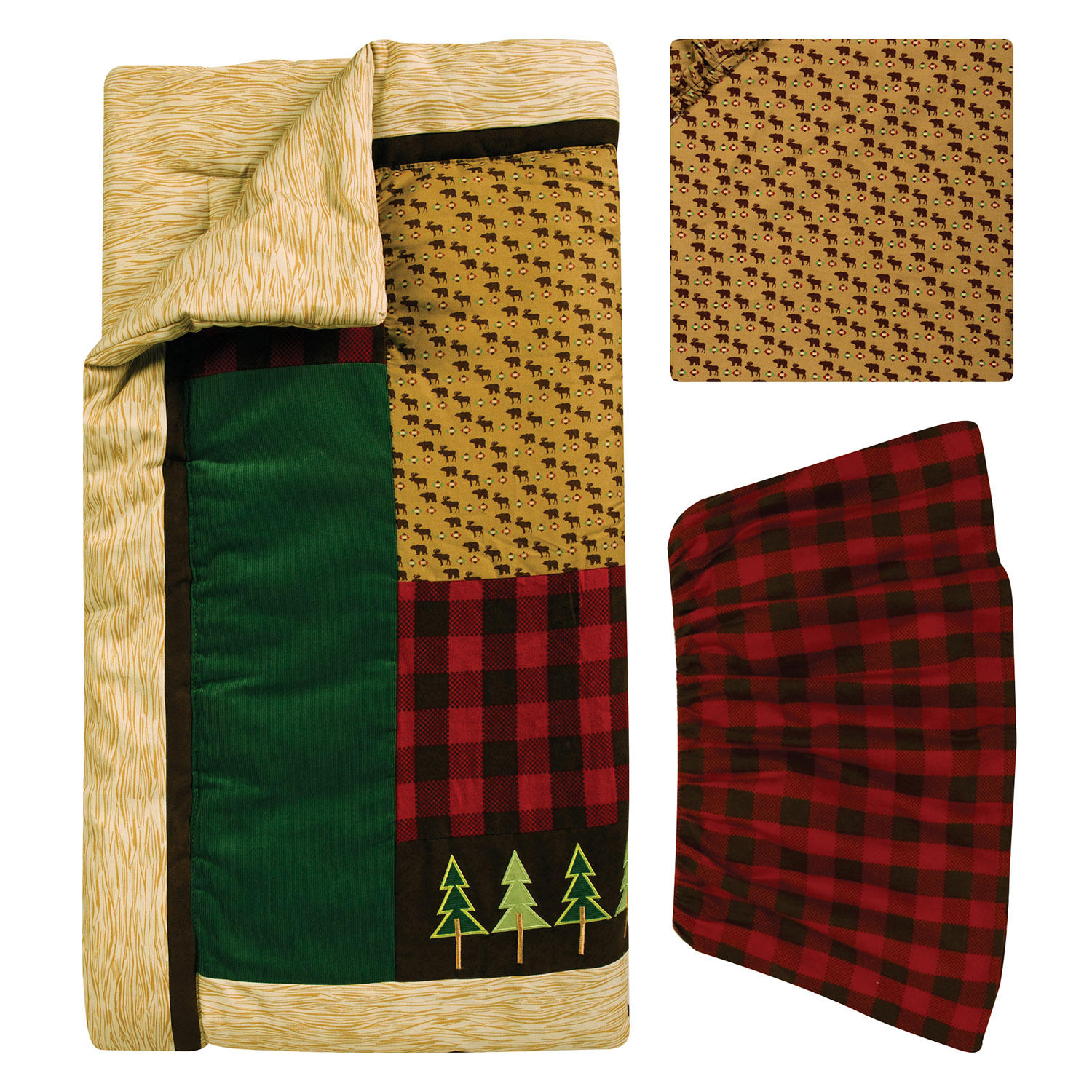 Trend Lab 6Piece Crib Bedding Set, Northwoods Best Deals and Price History at Honey