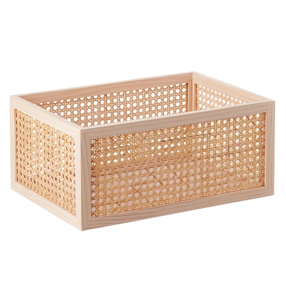 The Container Store Rattan Cane Bin - Thumbnail 5
