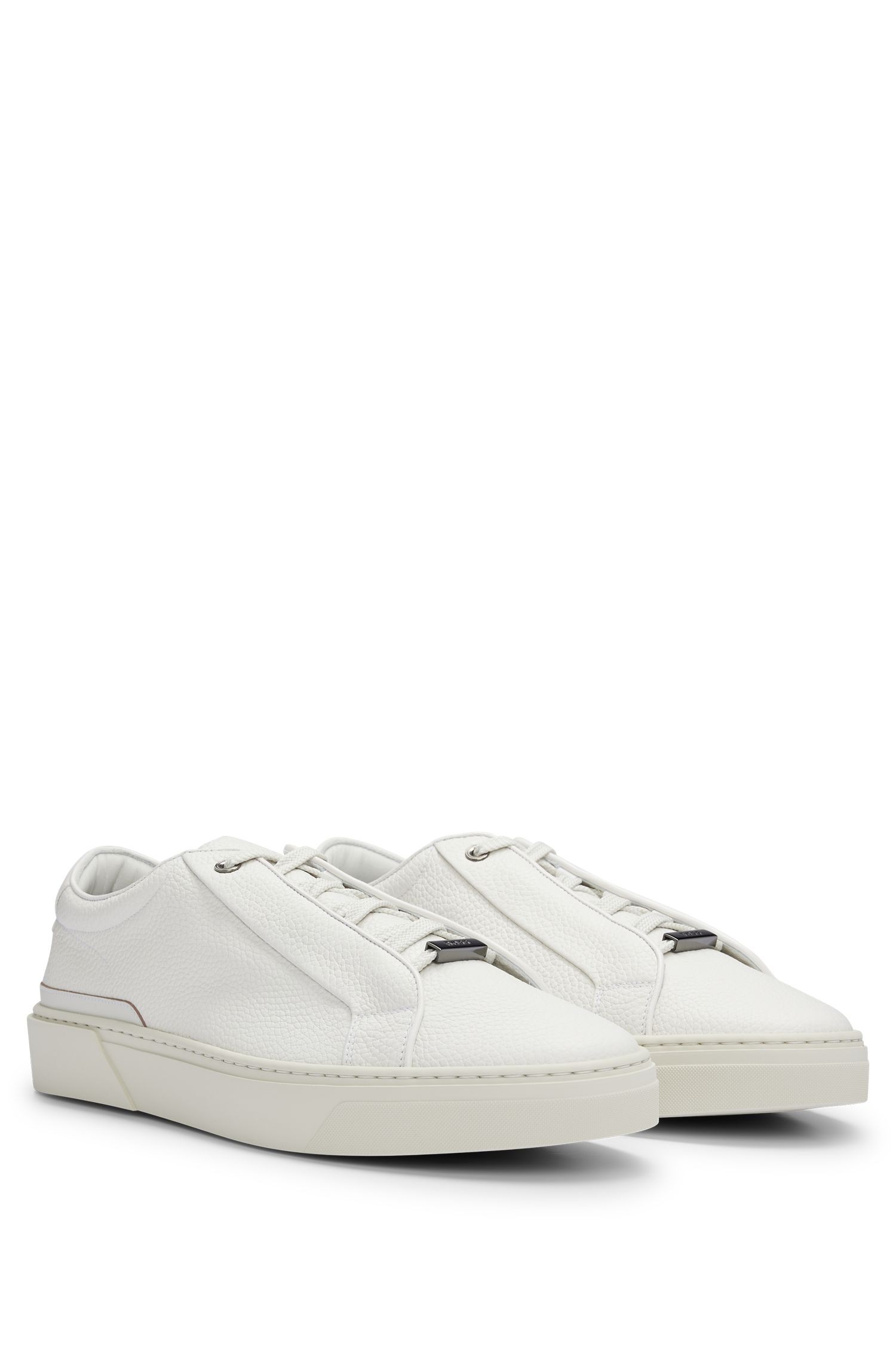 Mejores ofertas e historial de precios de Grained-leather trainers with ...