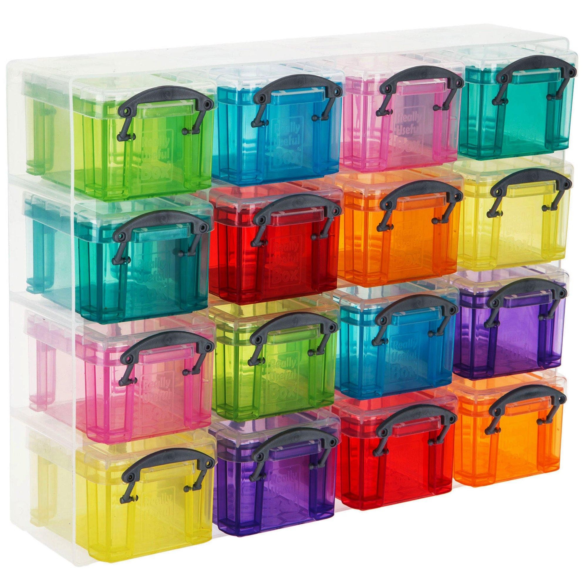 IRIS USA 4Pack 5.5qt Large Clear Plastic Storage Container Clip Box with  Latching Lids, Blue