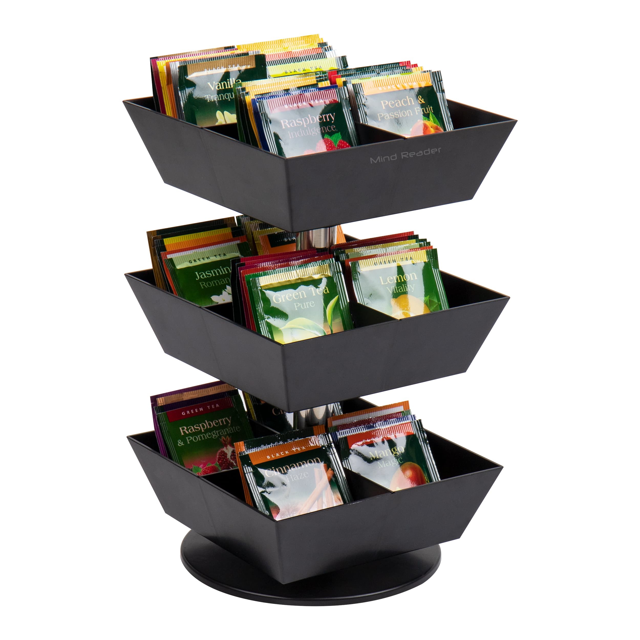 Mind Reader Anchor Collection, 2-Tier Lazy Susan Storage