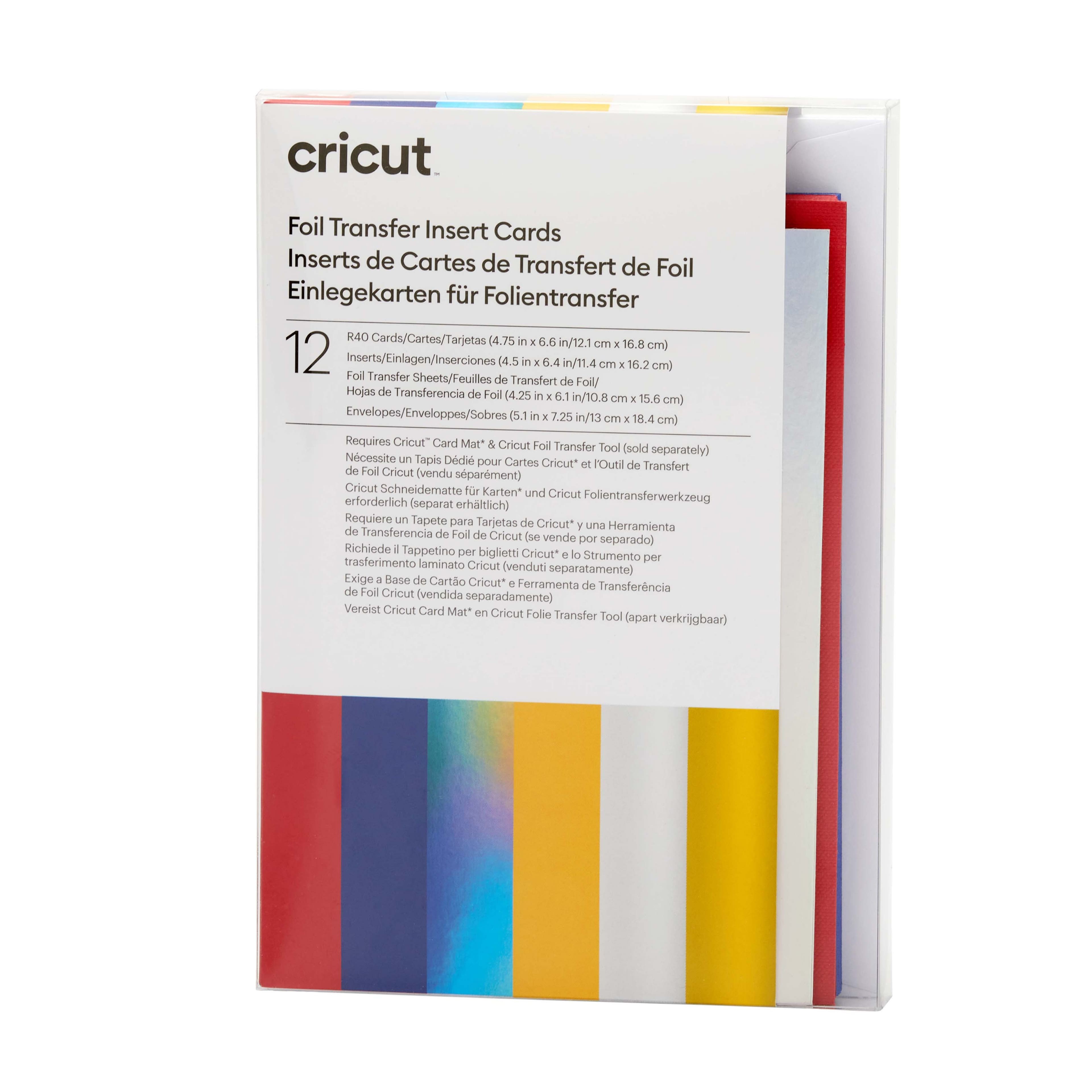 Cricut Insert Cards Glitz and Glam Sampler R10, R40
