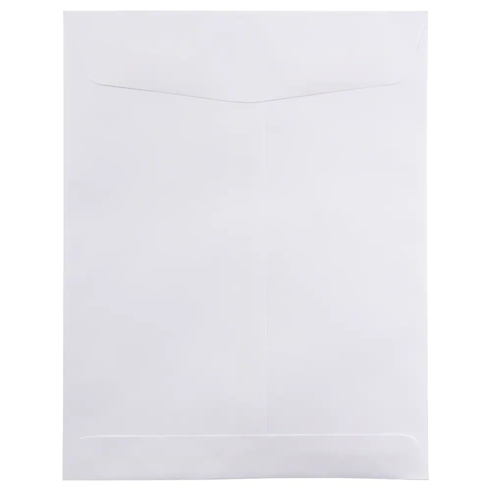 JAM Paper 8.75"" x 11.5"" White Open End Catalog Commercial Envelopes