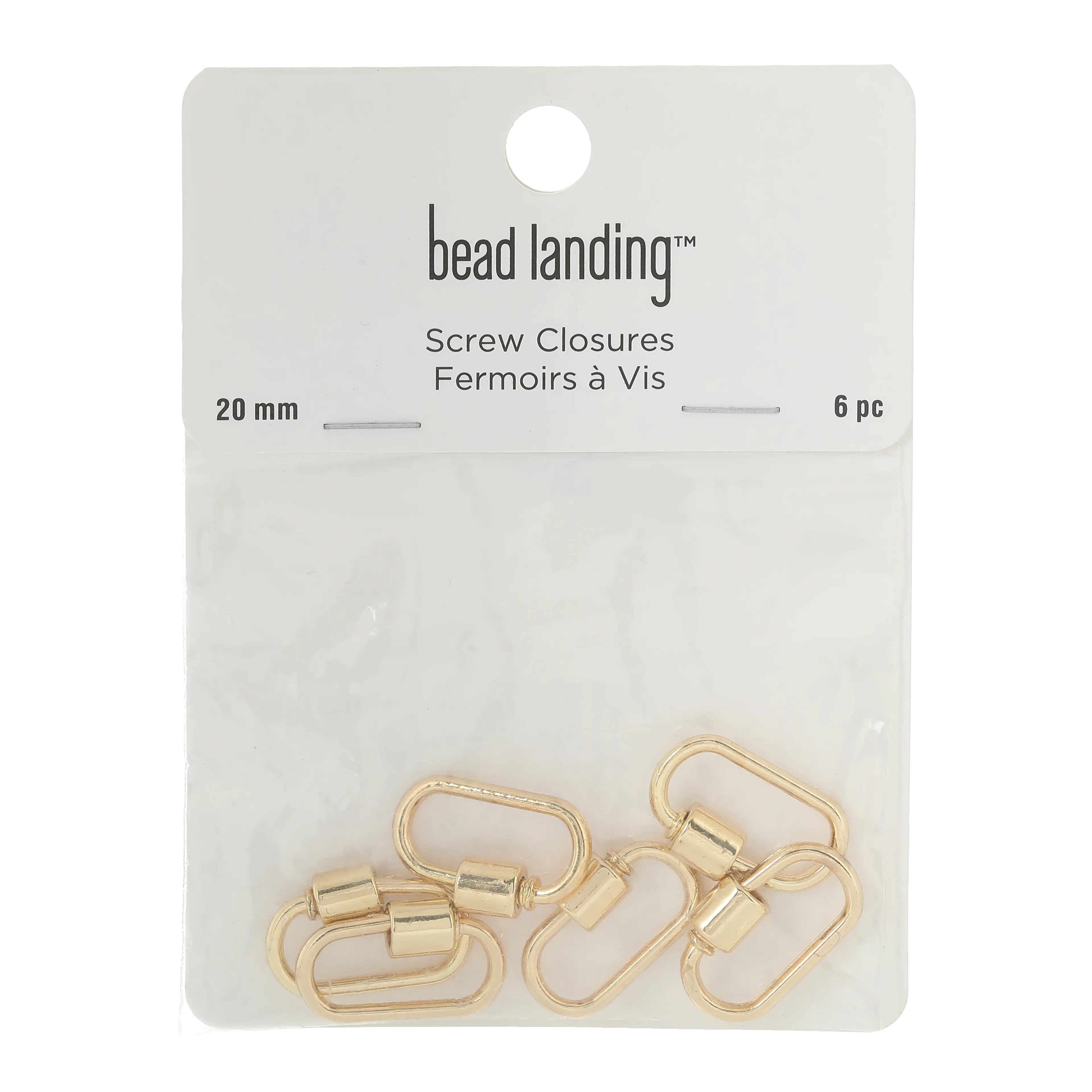 12 Packs: 6 ct. (72 total) 20mm Carabiner Screw Closures by Bead Landing™  in Gold, Michaels® De beste aanbiedingen en prijsgeschiedenis op