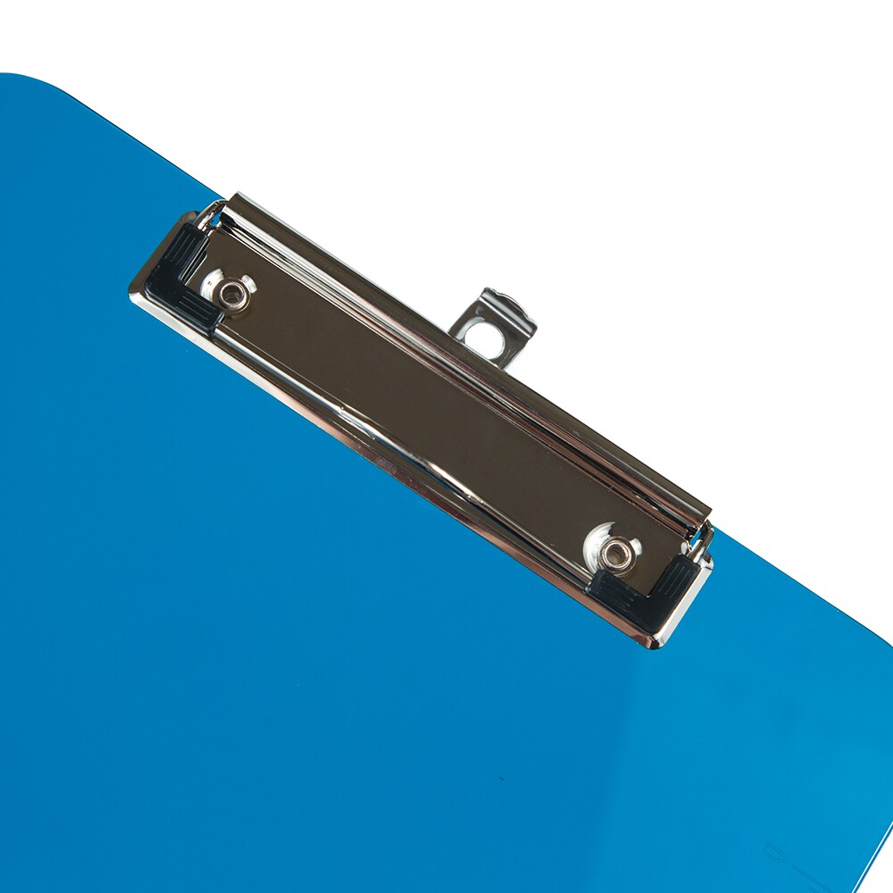 JAM Paper Letter Size Plastic Clipboards, 12ct. in Blue 9"" x 12.5