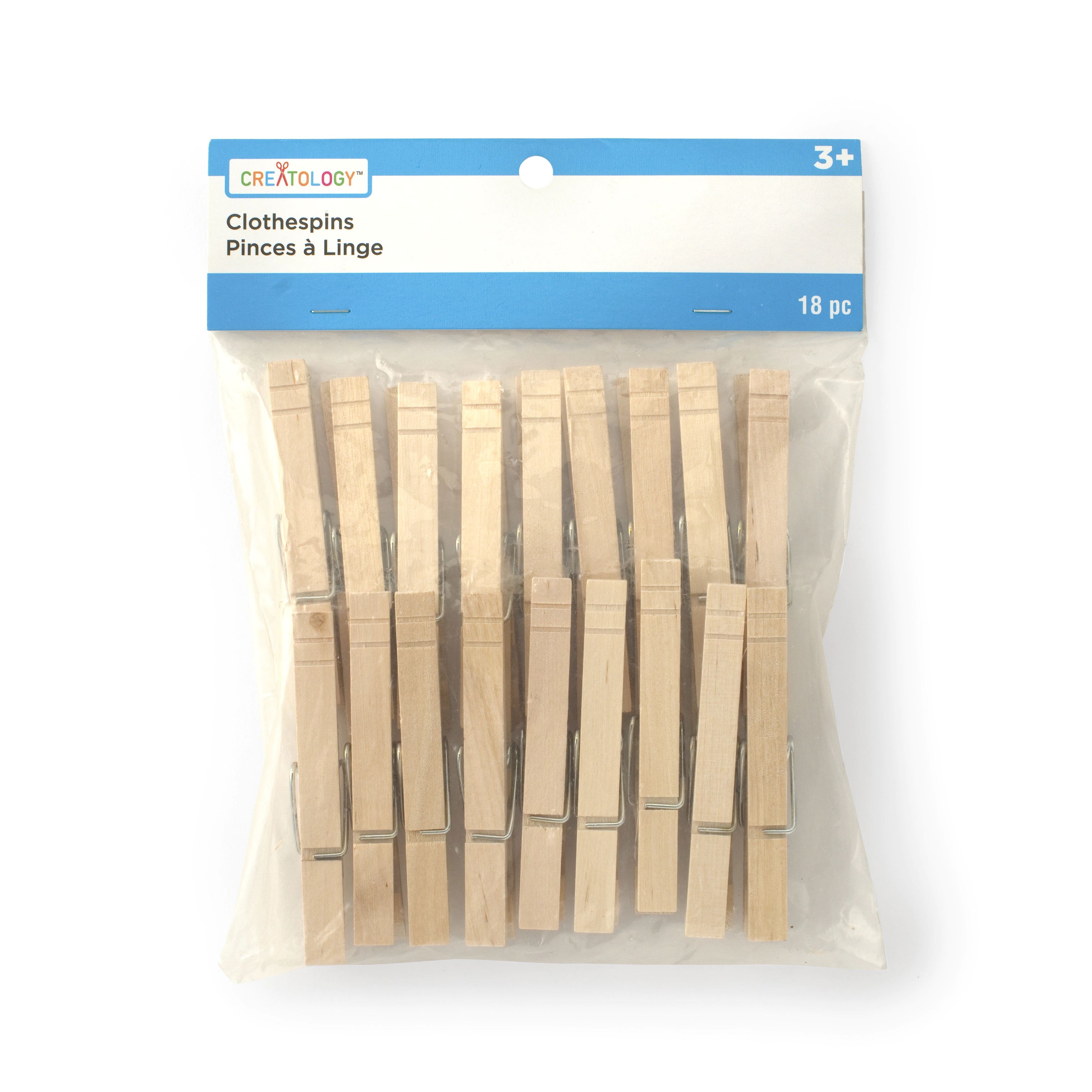 40ct Wood Clothespins Natural - Mondo Llama™