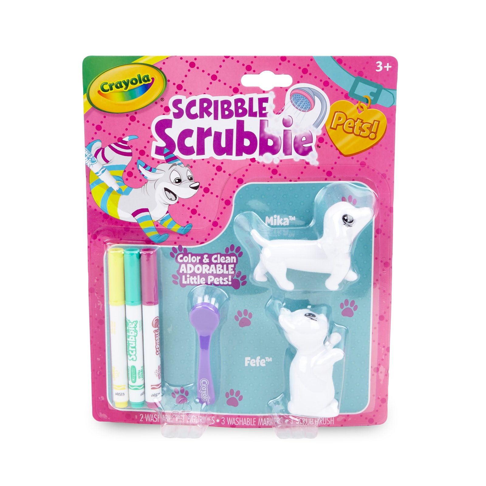 Crayola Scribble Scrubbie Safari Animals Tub Set, Michaels