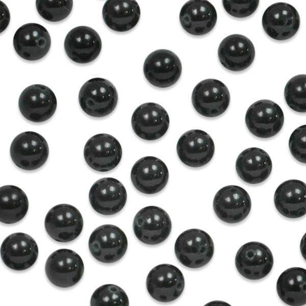 Black Round Glass Beads, 3mm by Bead Landing | Michaels