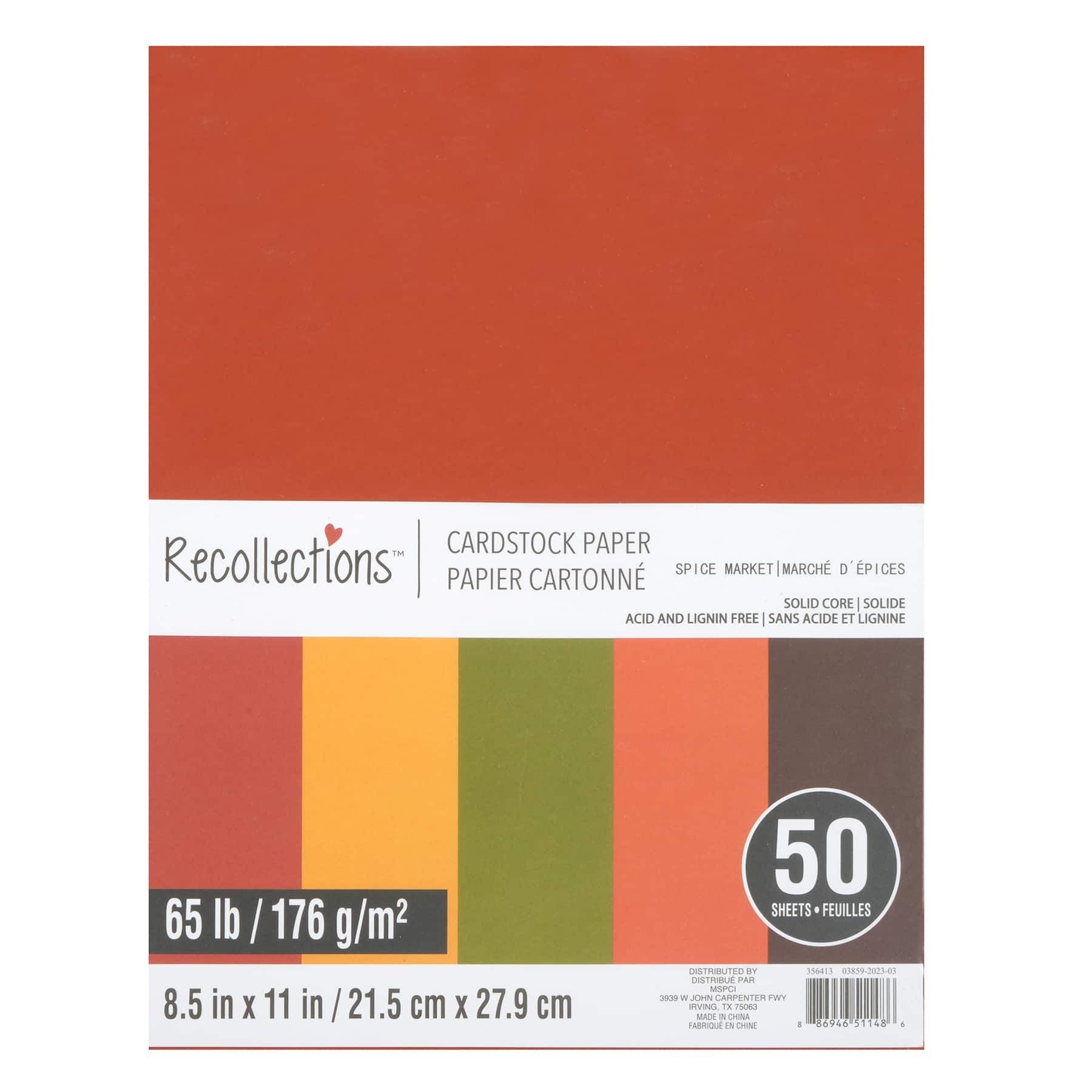 Rose Gold Glitter Cardstock Paper by Recollections™, 8.5 x 11