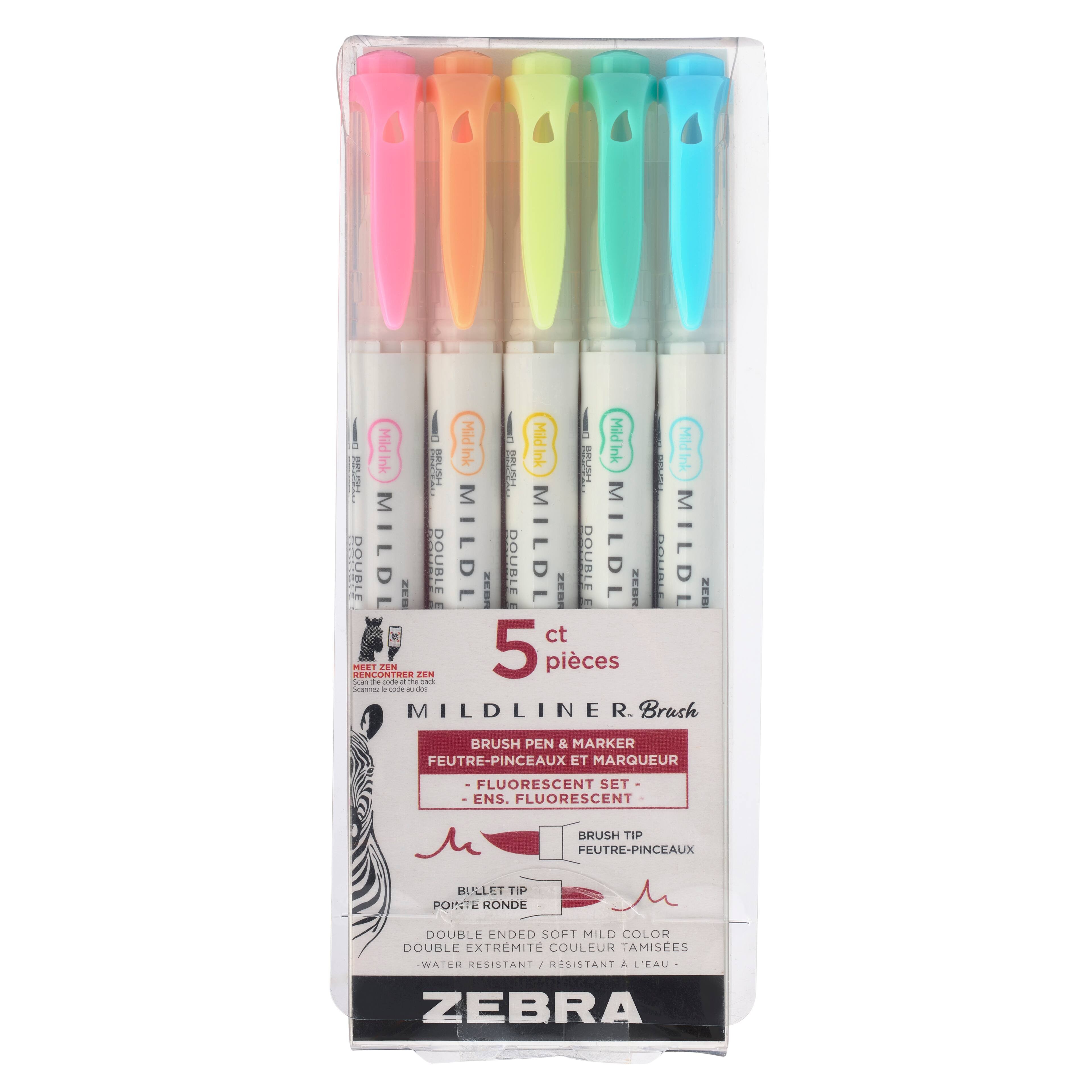 Zebra 25ct Mildliner Dual-tip Creative Markers Assorted Colors