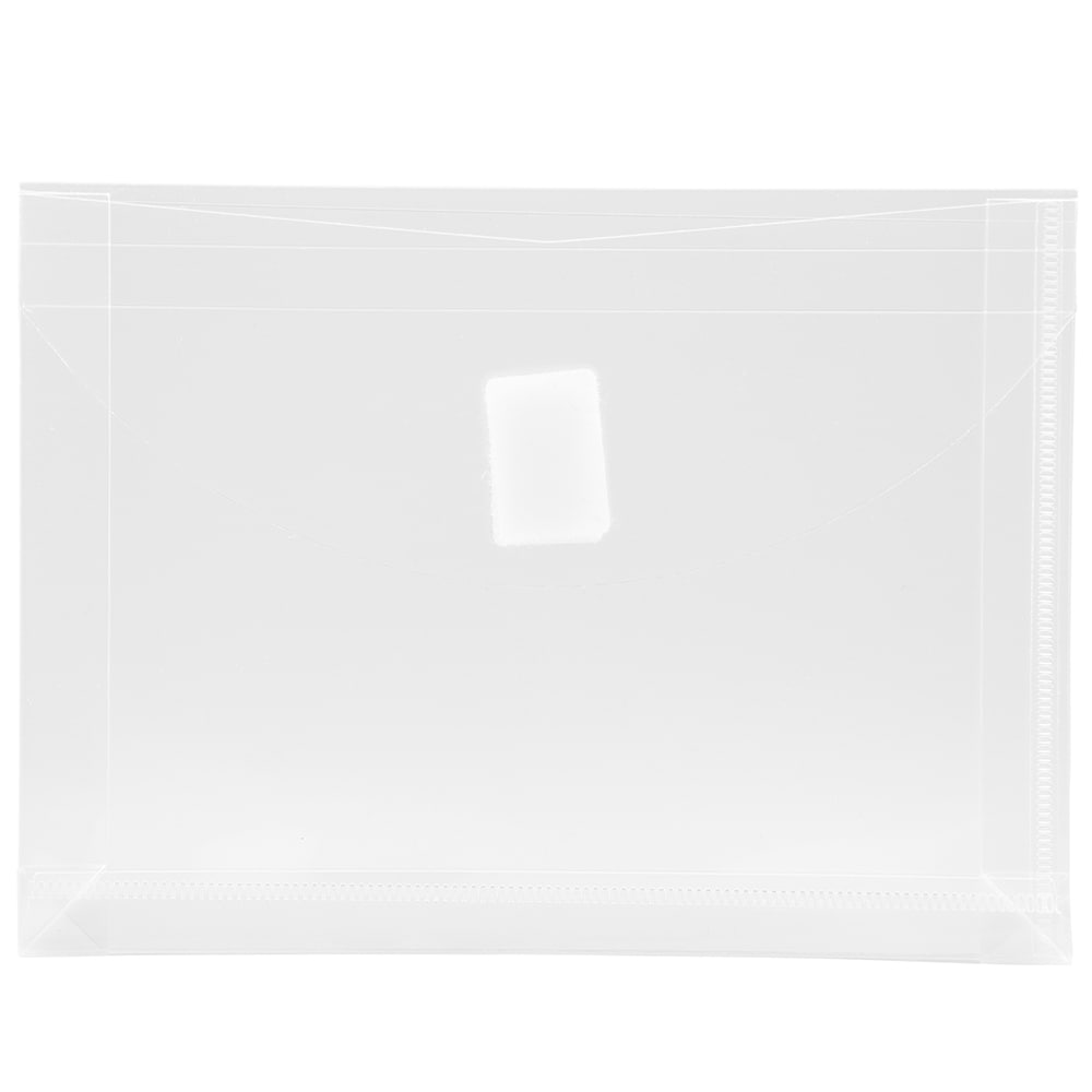 JAM Paper 5.5 x 7.5 Clear Plastic Hook & Loop Closure Envelopes, 12ct., Michaels® Best Deals and Price History at