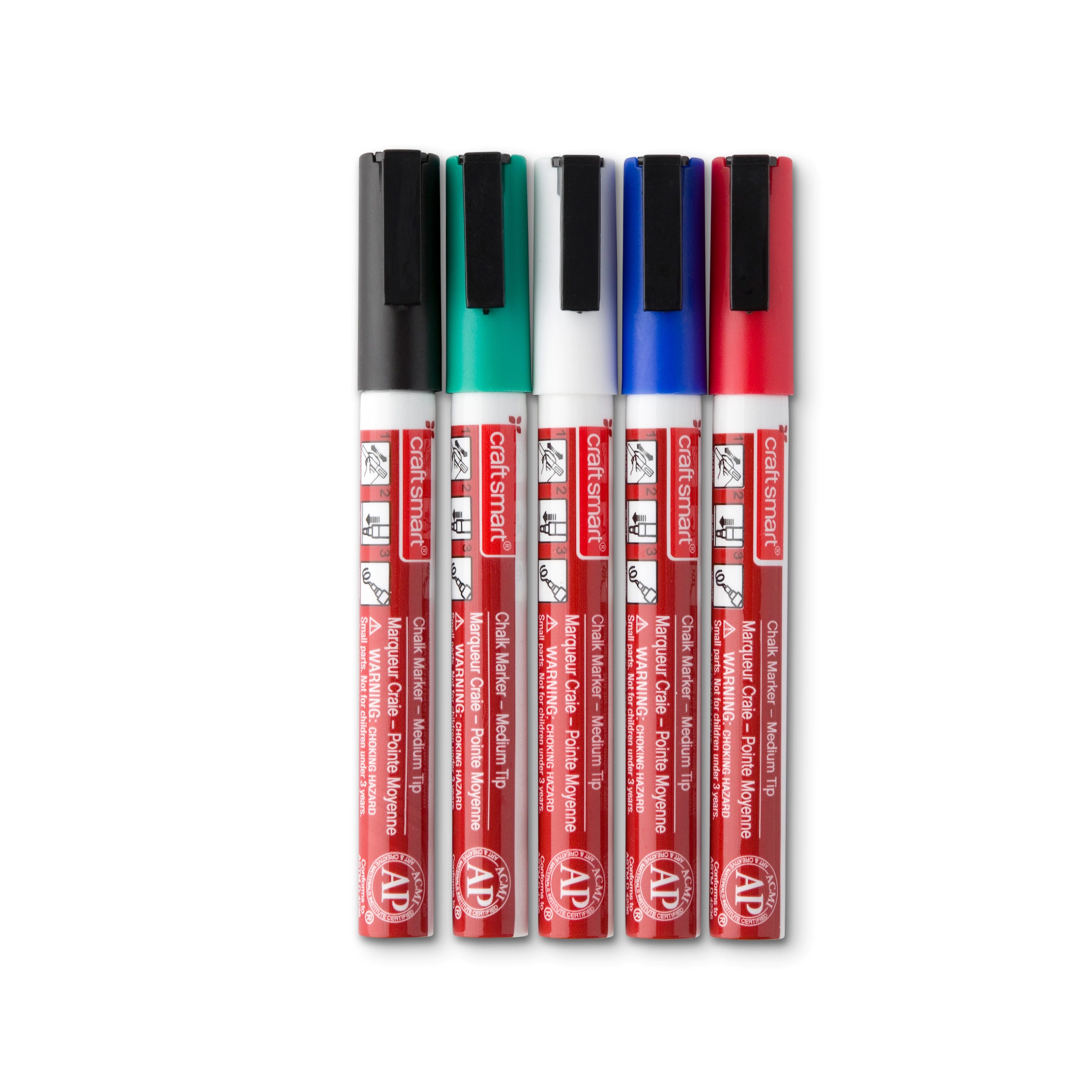 8 Packs: 12 ct. (96 total) Medium Line Paint Pen Set by Craft