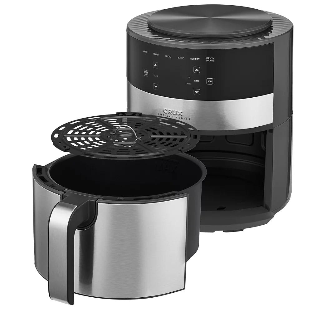 Crux Artisan Series 4.6 Qt. Air Fryer With Touchscreen In Grey Best