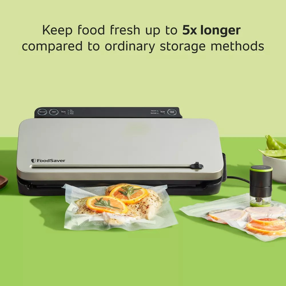 Foodsaver MultiUse Food Preservation System In Silver Best Deals and
