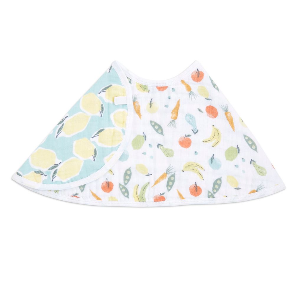 Aden + Anais Essentials Farm To Table Burpy Bib Grey Meilleures offres