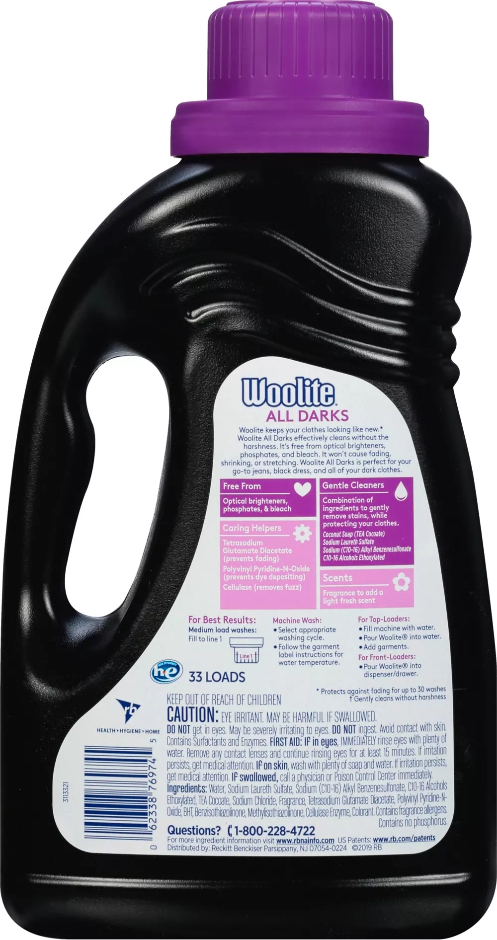 Woolite 50 oz. All Darks with EverCare Liquid Laundry Detergent Best