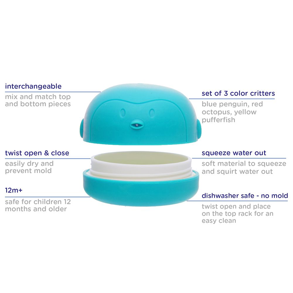 Ubbi® Squeeze Bath Toys (Set of 3) buybuy BABY Best Deals and Price