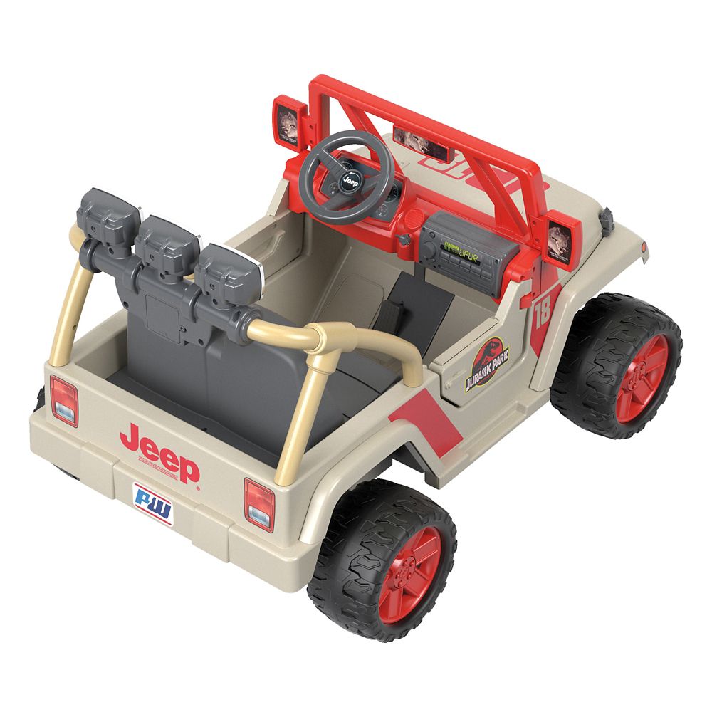 FisherPrice Power Wheels Jurassic Park Jeep Wrangler RideOn Best