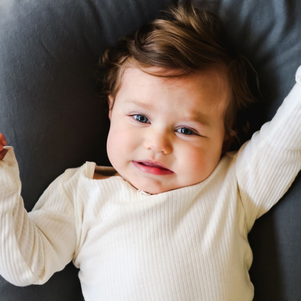 Snuggle Me Organic Infant Lounger Cover In Sparrow Best Deals and Price