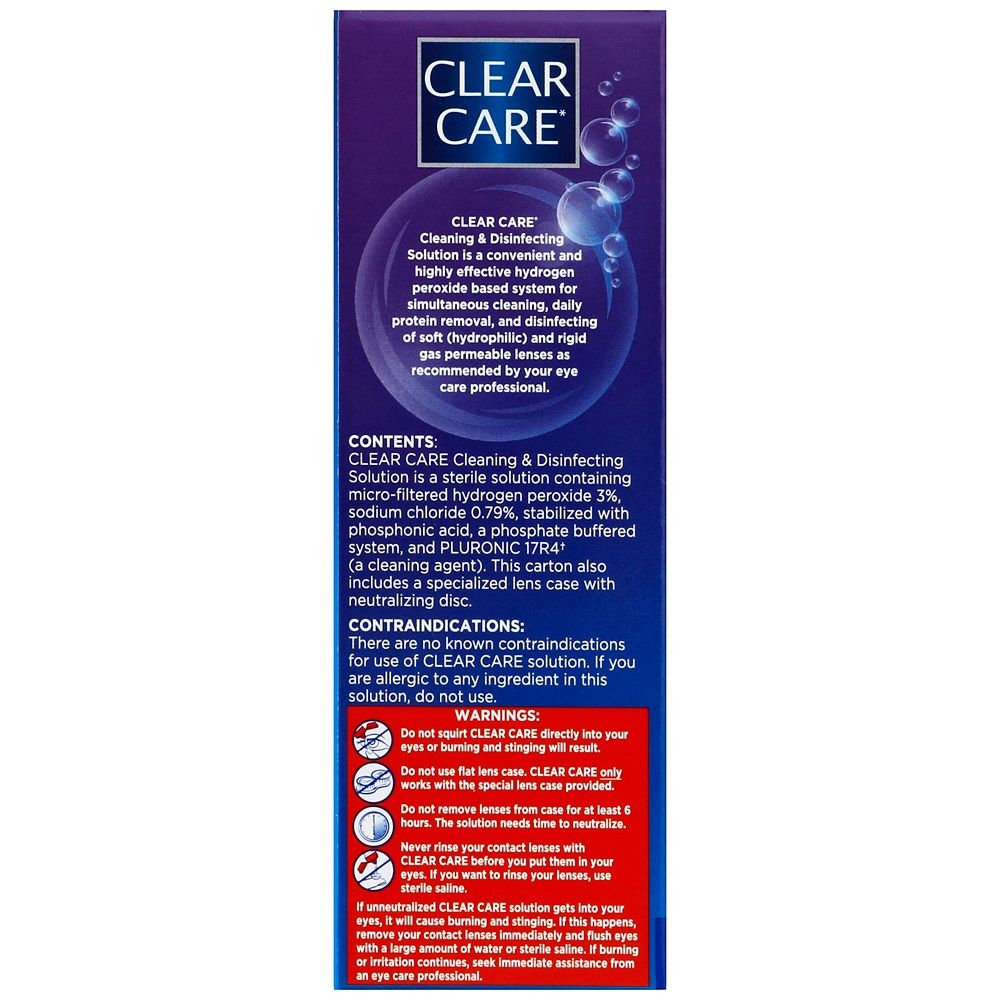 Clear Care® 3 oz. Disinfecting Triple Action Cleaning Solution Best
