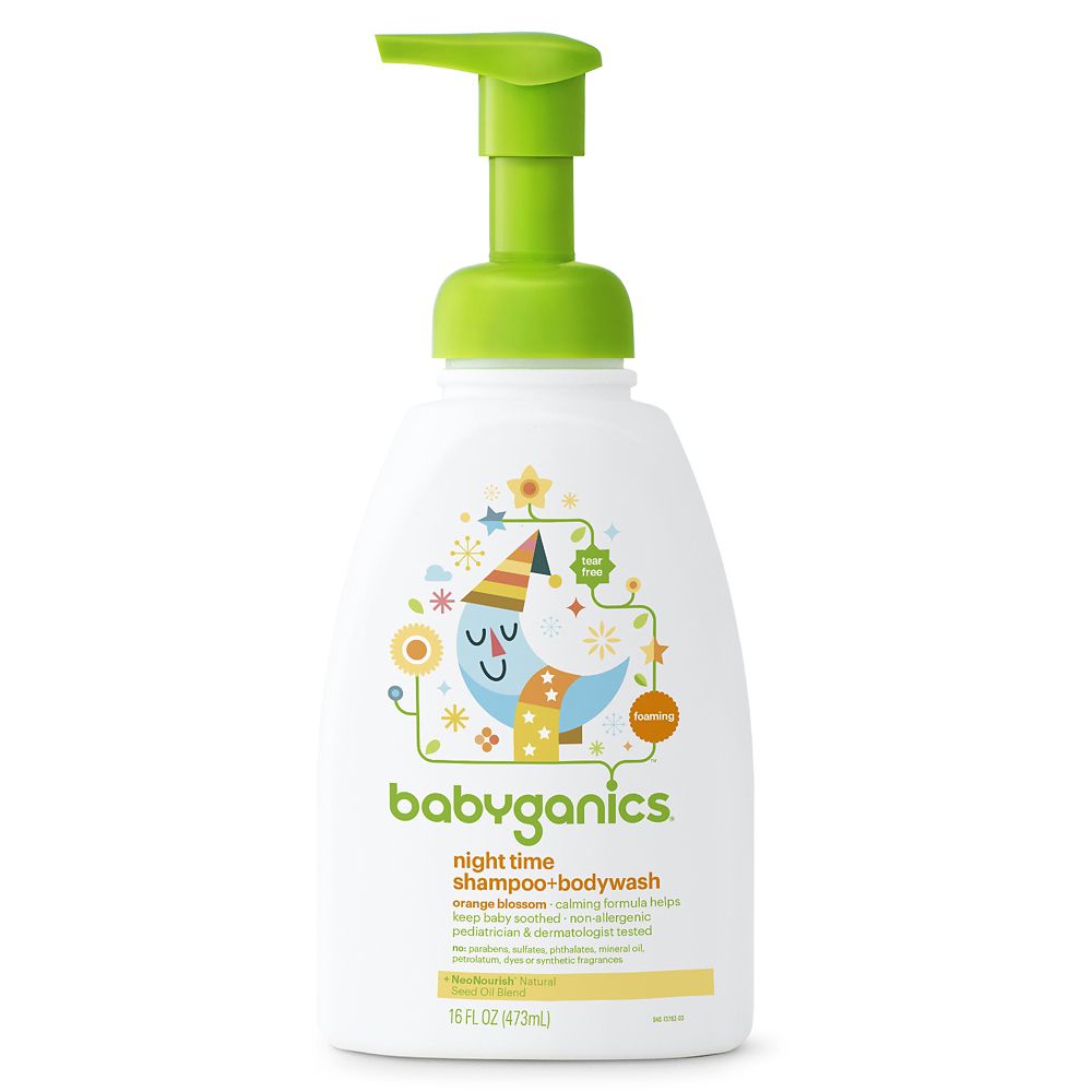 Babyganics® 16 oz. Night Time Shampoo + Body Wash in Orange Blossom