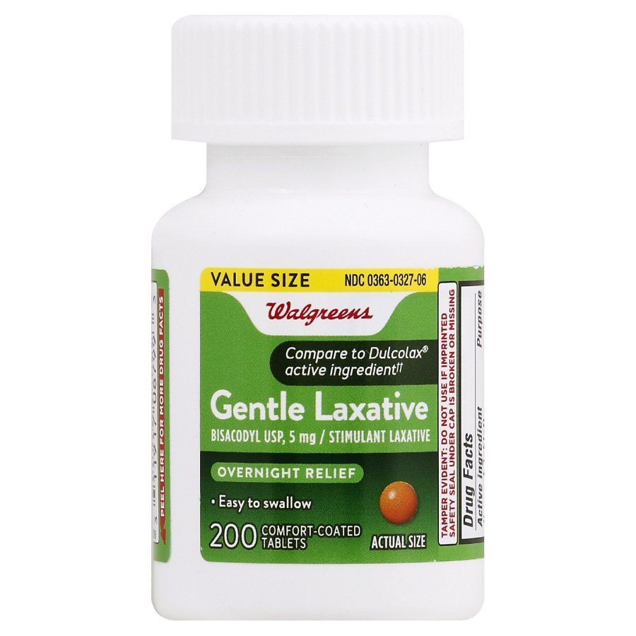 Mejores ofertas e historial de precios de Walgreens Gentle Laxative Tablets  - 200.0 ea en