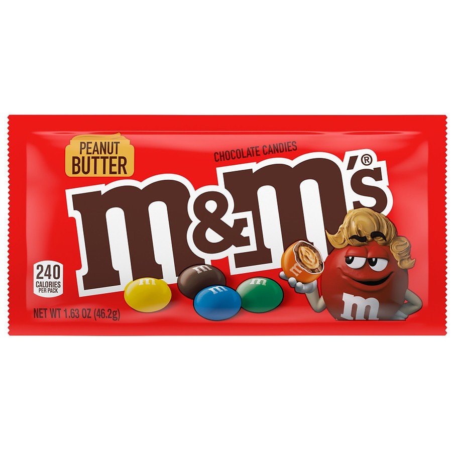 M&M'S Peanut Milk Chocolate Candy, Super Bowl Chocolates Party Size, 38 oz  Bag