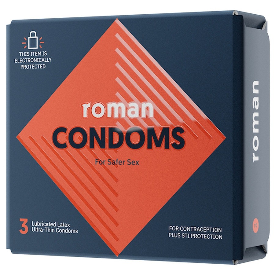 Roman UltraThin Lubricated Condoms 12.0 ea Best Deals and Price