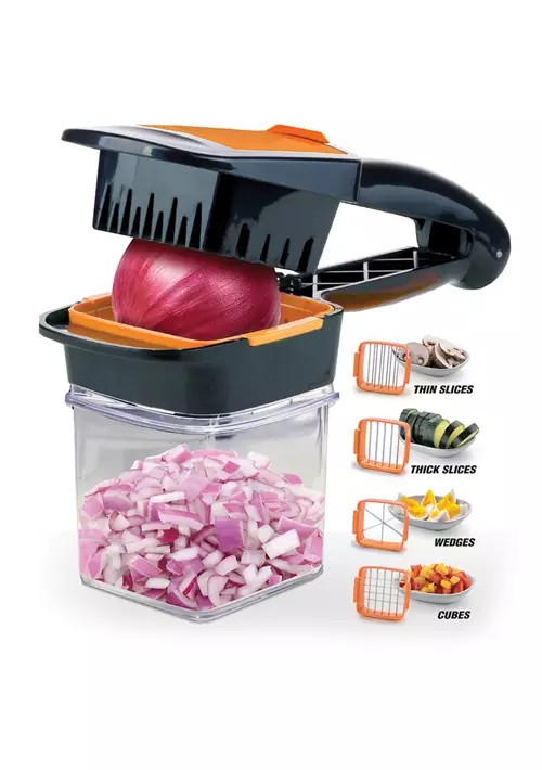Brentwood Mandolin Slicer with 5-Cup Storage Container and 4