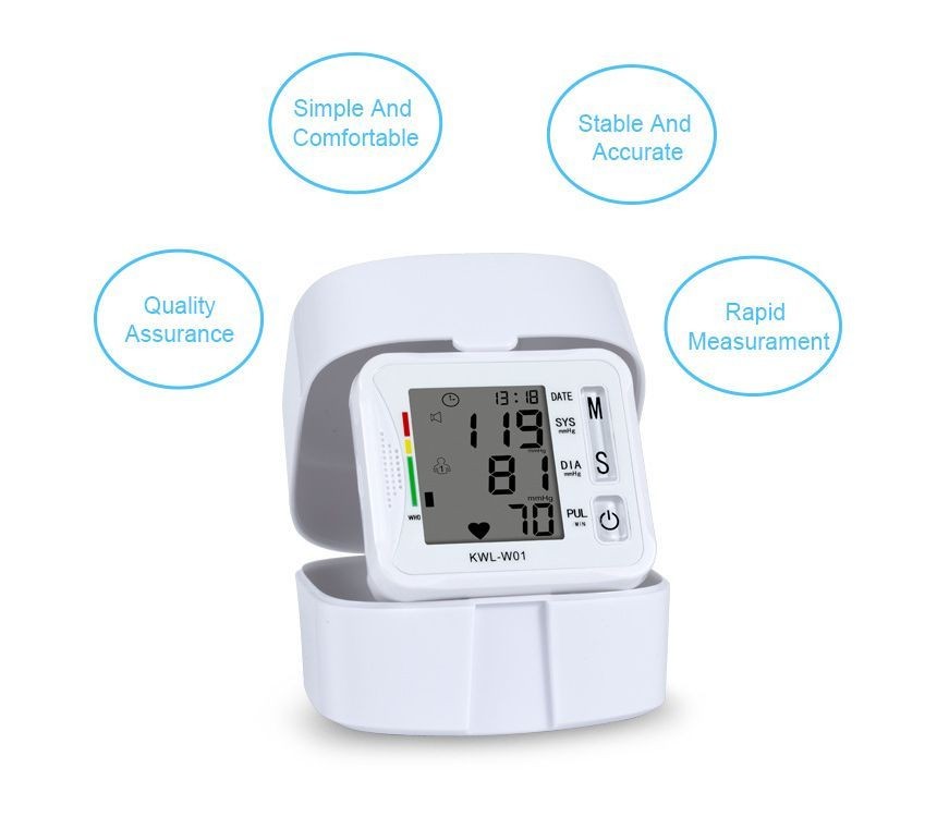 HOMTEC - Electrical Wrist Blood Pressure Monitor