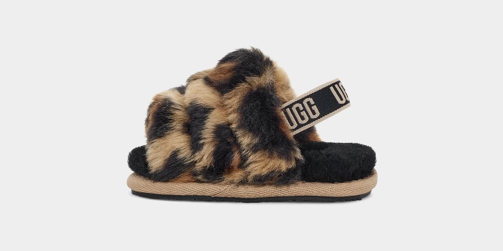 即発/大人もOK☆追跡&関税込【UGG】FLUFF YEAH SLIDE SPOTTY 新春福袋