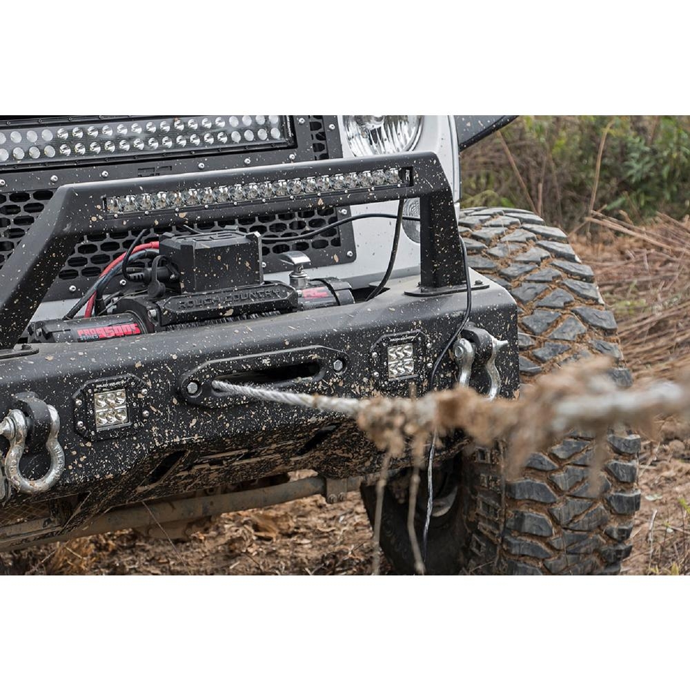 Rough Country 9500 LB Pro Series Electric Winch with Synthetic Rope