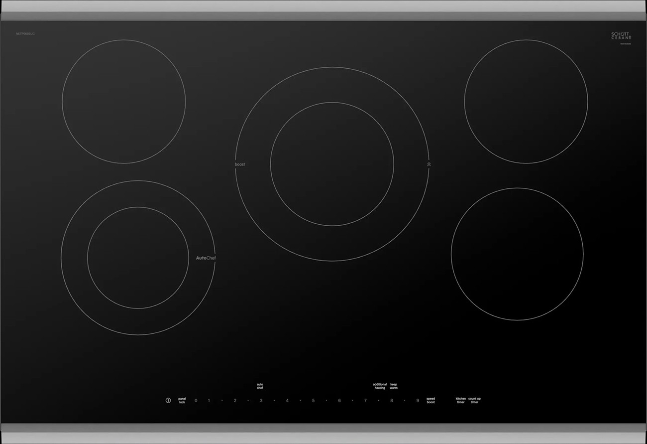 Bosch ADA Benchmark Series 30"" Black With Stainless Steel Frame