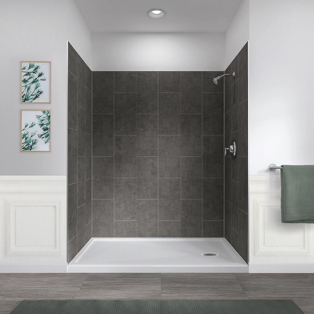 Jetcoat Collection GFS603278SL 60"" x 78"" Two Panel Shower Wall