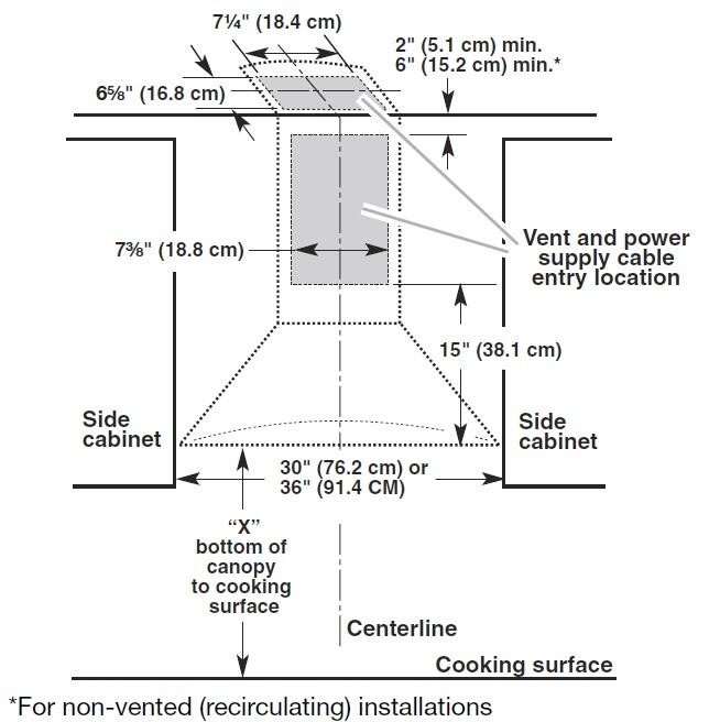 KVWB400DSS 30"" Wall Mount Canopy Range Hood with 39 dBA 400 CFM 3