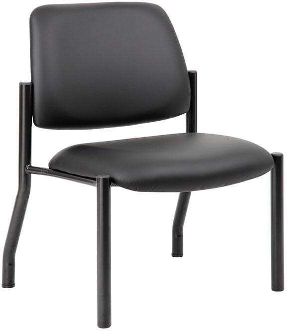 B9595AM-BK-400 Antimicrobial Armless Guest Chair 400 Lb. Weight ...