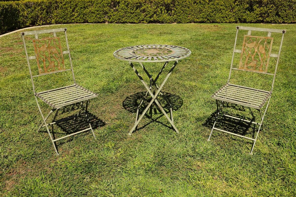 MOD102A Metal Bistro Set (1 table and 2 Best Deals and Price History at