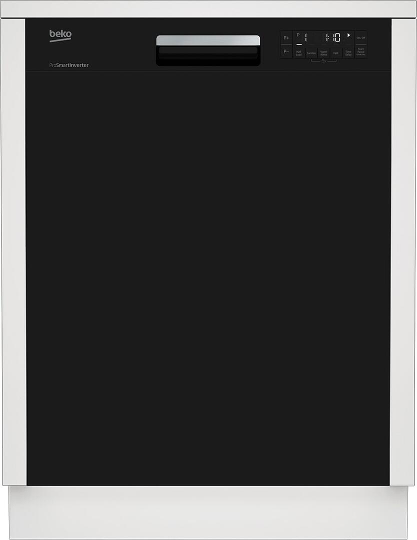 DUT25401B 24"" Front Control Dishwasher with 14 Place Settings 5 Cycles