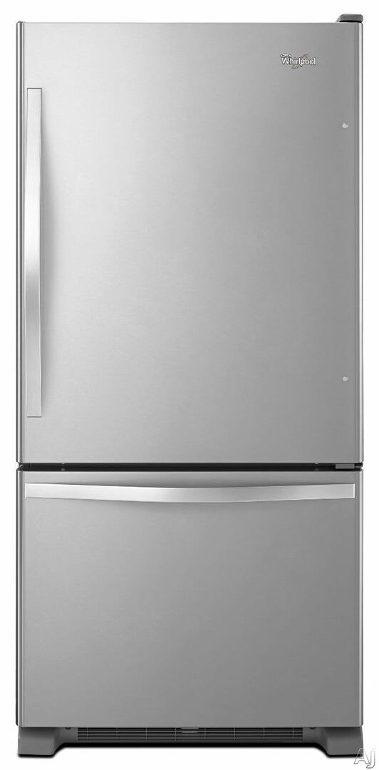 WRB329DMBM 30"" Energy Star Bottom Freezer Refrigerator with 18.7 cu