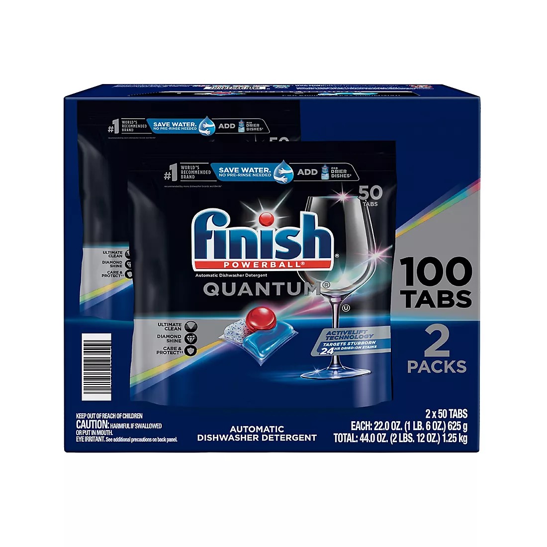 Finish Power - 18ct - Dishwasher Detergent - Powerball - Dishwashing Tablets  - Dish Tabs 