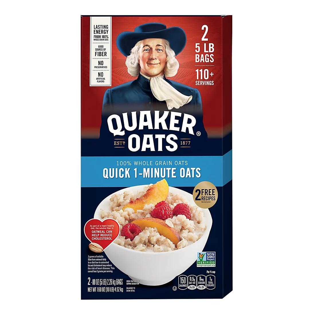 Quaker Oats Quick 1-Minute Oats, 2 pk./5 lbs.: le migliori offerte e lo ...