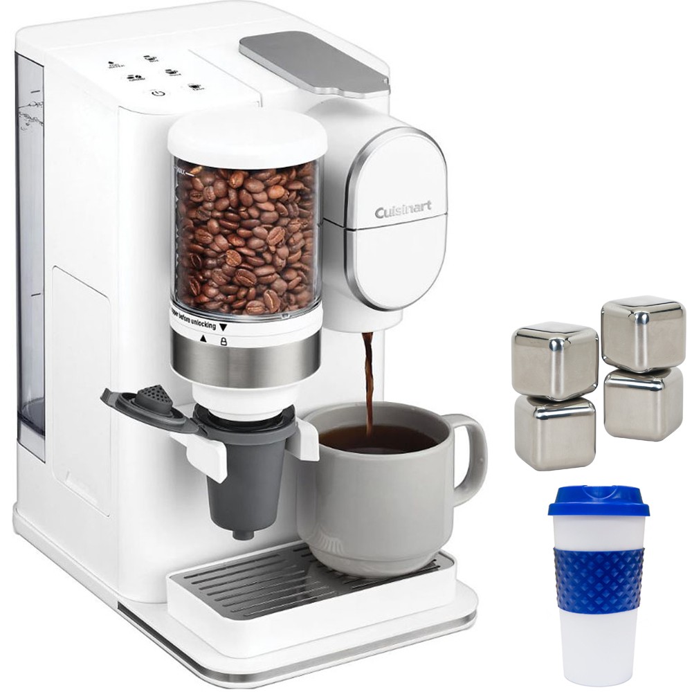 Cuisinart Grind and Brew SingleServe Coffeemaker + Stainless Steel Ice
