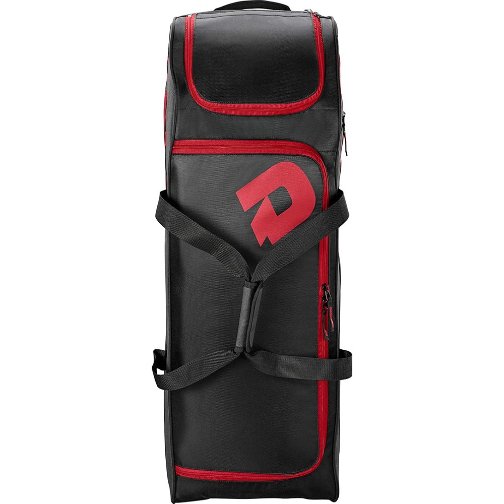 Demarini Momentum Series Wheeled Baseball Bag Scarlet Wtd Sc